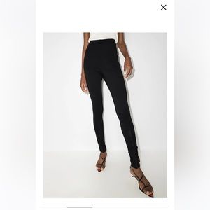 FARFETCH Wardrobe NYC Browns 50 Zip Cuff Leggings